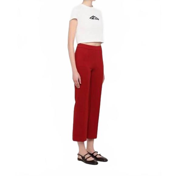 NEW STAUD knack flare pant in rouge - Picture 3 of 4